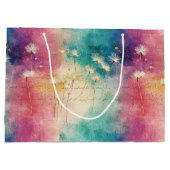 Grand Sac Cadeau Vintage Dandelion Abstract Pattern (4) (Dos)