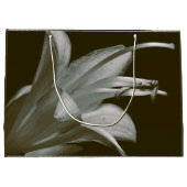 Grand Sac Cadeau Vintage de fleurs Hosta (Dos)