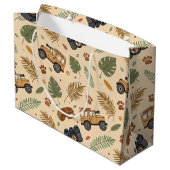 Grand Sac Cadeau Vintage Road Trip Pattern (3) (Dos Angle)