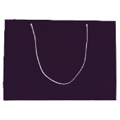 Grand Sac Cadeau Violet foncé (Dos)