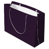 Grand Sac Cadeau Violet foncé (Dos Angle)