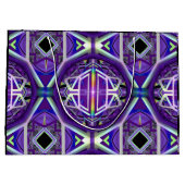 Grand Sac Cadeau Violet W3 (Dos)