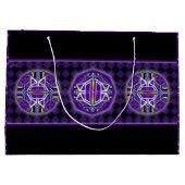 Grand Sac Cadeau Violet W3 (Dos)