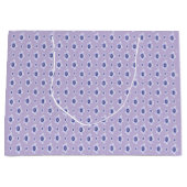 Grand Sac Cadeau Violettes douces (Devant)