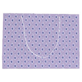 Grand Sac Cadeau Violettes douces (Dos)