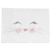 Grand Sac Cadeau Visage de chaton (Dos)