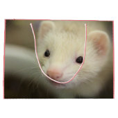 Grand Sac Cadeau Visage de furet (Dos)