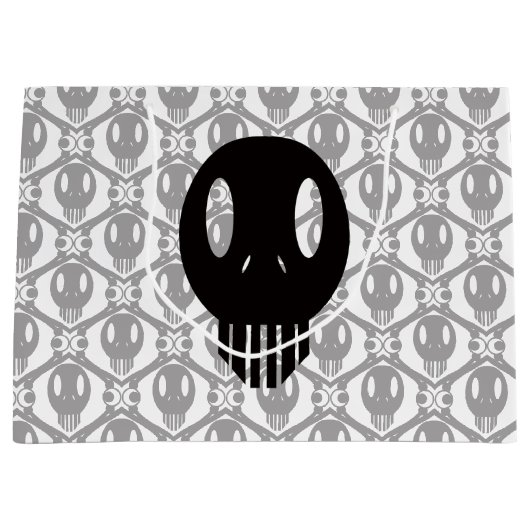Grand Sac Cadeau Visages morbides (Devant)