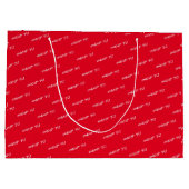 Grand Sac Cadeau voeux de Noël amharique (Dos)