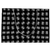 Grand Sac Cadeau Votre logo | Logo unique, design ou motif d'image  (Dos)