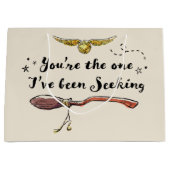 Grand Sac Cadeau Vous êtes celle que j'ai cherché (Devant)