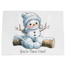 Vous êtes mignonne de neige