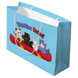 Grand Sac Cadeau Voyage de canoë de règles de Webkinz Webkinz