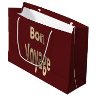 Voyage de fève sur rouge foncé