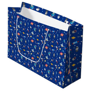 Grand Sac Cadeau Voyage spatial