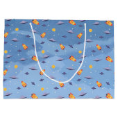 Grand Sac Cadeau Voyage spatial (Dos)
