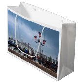 Grand Sac Cadeau Vue sur l'île San Giorgio Maggiore à Venise (Devant Angle)