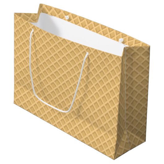 Grand Sac Cadeau Wafer (Devant Angle)