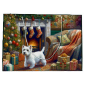Grand Sac Cadeau West Highland Terrier  Large Gift Bag (Dos)
