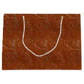 Grand Sac Cadeau Western Brown Tan Bohemian Art (Devant)