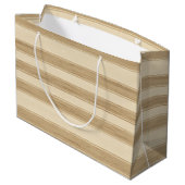 Grand Sac Cadeau Western Farm Crem Stripes Anniversaire (Dos Angle)