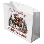 Grand Sac Cadeau Western Wrangling Christmas Cheer (Dos Angle)