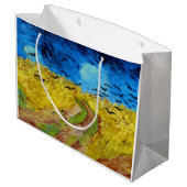 Grand Sac Cadeau Wheatfield with Crows, Van Gogh (Dos Angle)