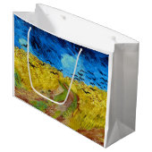 Grand Sac Cadeau Wheatfield with Crows, Van Gogh (Devant Angle)