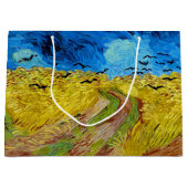 Grand Sac Cadeau Wheatfield with Crows, Van Gogh Large Cadeau (Devant)