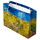 Grand Sac Cadeau Wheatfield with Crows, Van Gogh Large Cadeau (Dos Angle)