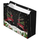 Grand Sac Cadeau Whimsical with deer large gift bag (Devant Angle)