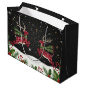 Grand Sac Cadeau Whimsical with deer large gift bag (Dos Angle)
