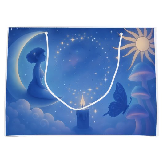 Grand Sac Cadeau Whispers Of The Moon (Devant)