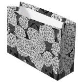 Grand Sac Cadeau White hydrangea (Devant Angle)