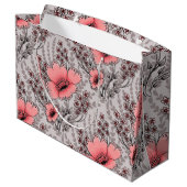 Grand Sac Cadeau Wild fields patterned gift bag (Dos Angle)