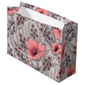 Grand Sac Cadeau Wild fields patterned gift bag (Devant Angle)