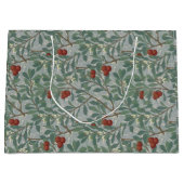 Grand Sac Cadeau William Morris Art Décoratif Arbutus Motif (Devant)