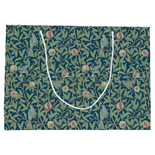 Grand Sac Cadeau William Morris "Bird and Pomegranate" (Dos)