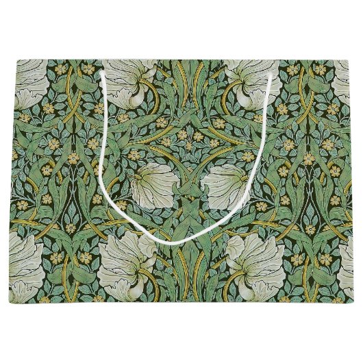 Grand Sac Cadeau William Morris - Pimpernel (Devant)