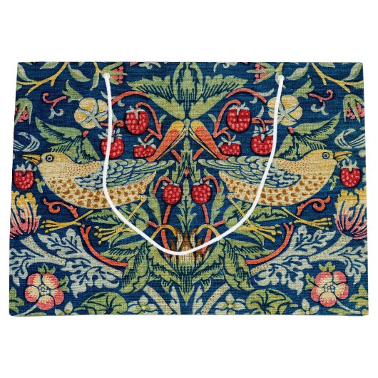 Grand Sac Cadeau William Morris - Thief aux fraises (Devant)