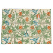 Grand Sac Cadeau William Morris Trellis Victorian Wallpaper (Devant)