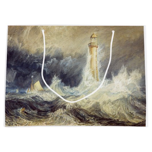 Grand Sac Cadeau William Turner - Phare de Bell Rock (Devant)