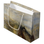 Grand Sac Cadeau William Turner - Pluie, vapeur et vitesse (Devant Angle)