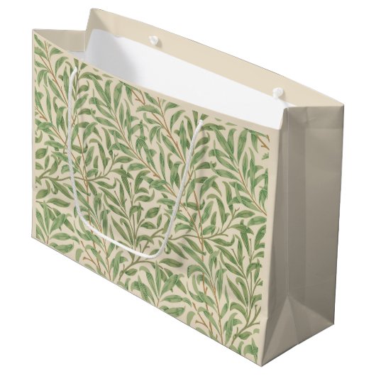 Grand Sac Cadeau Willow Bough (par William Morris) Porte - bloc (Devant Angle)