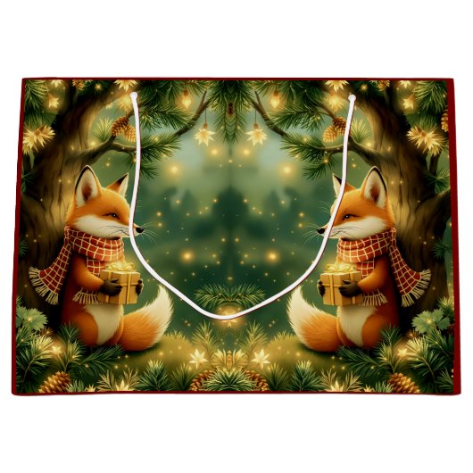 Grand Sac Cadeau Winter in the Pines (Devant)