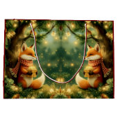 Grand Sac Cadeau Winter in the Pines (Dos)