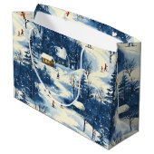 Grand Sac Cadeau Winter Wonderland  (Dos Angle)