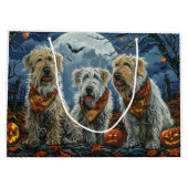 Grand Sac Cadeau Wolfhound Halloween Éffrayant (Dos)
