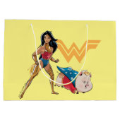 Grand Sac Cadeau Wonder Woman & PB (Dos)