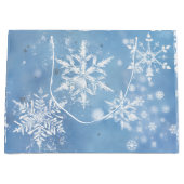 Grand Sac Cadeau Wonderful Christmas Snow (Devant)